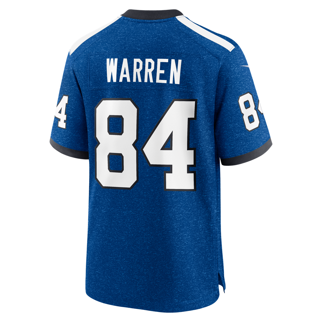 Tyler Warren Indianapolis Colts Heather Royal Alternate 2 Indiana Nights Game Jersey