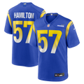 Ty Hamilton Los Angeles Rams Royal Team Game Jersey
