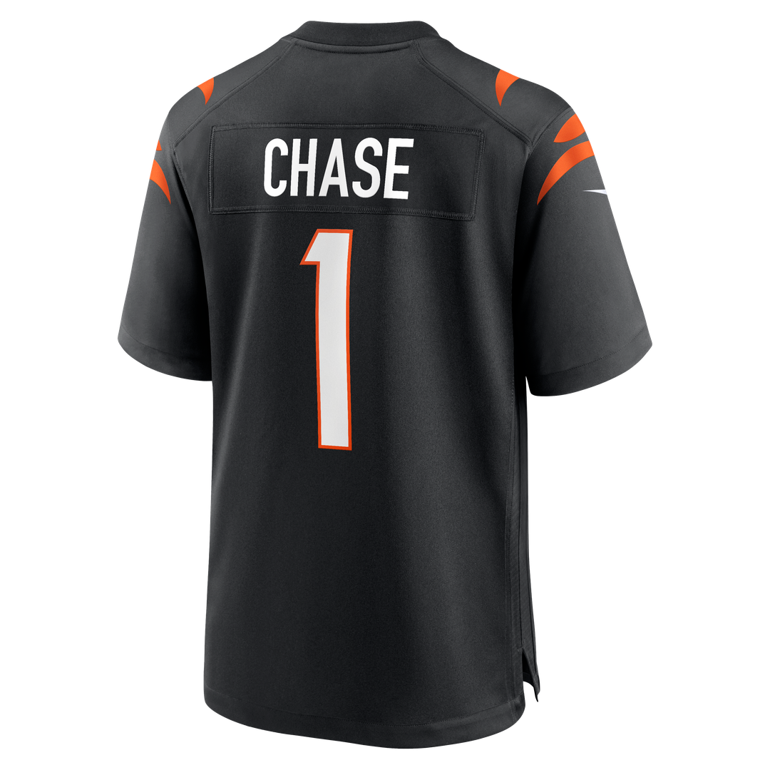 Ja'Marr Chase Cincinnati Bengals Black Game Jersey