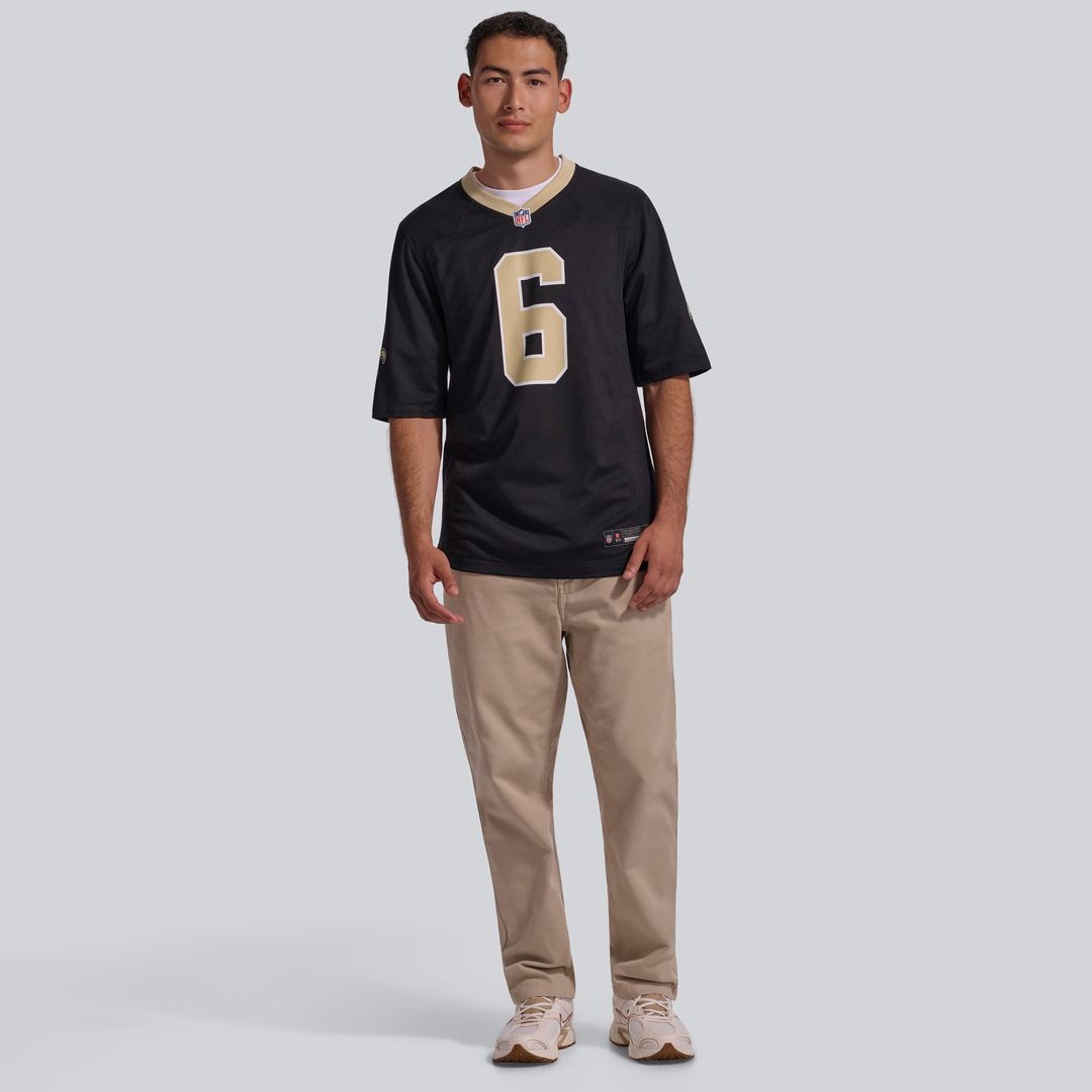 Tyler Shough New Orleans Saints Gold Alternate Game Player Jersey