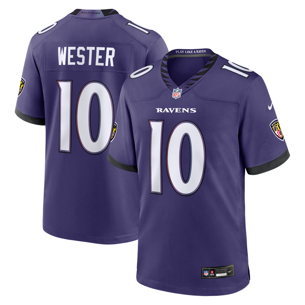 LaJohntay Wester Baltimore Ravens Purple Team Game Jersey