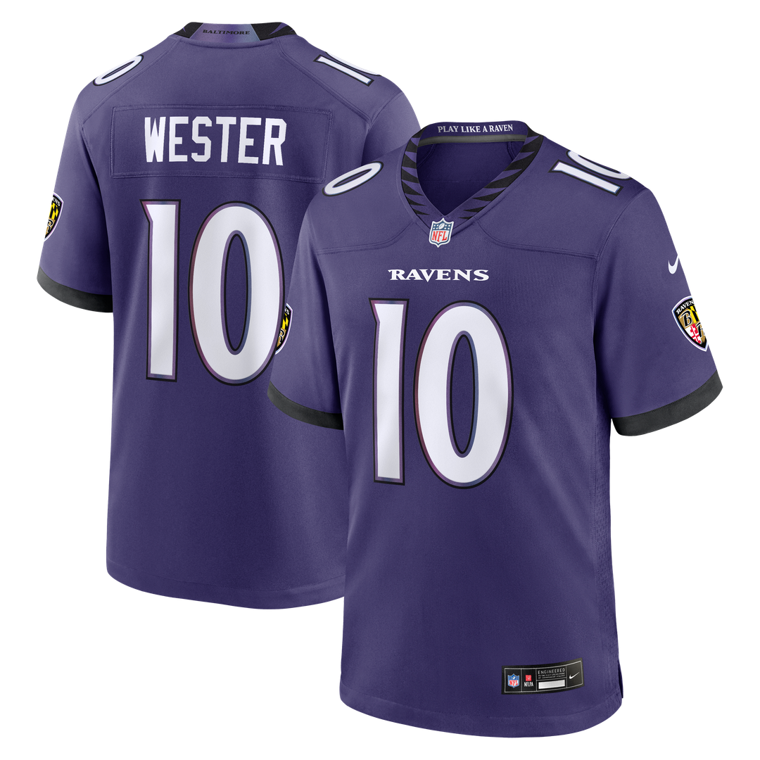 LaJohntay Wester Baltimore Ravens Purple Team Game Jersey