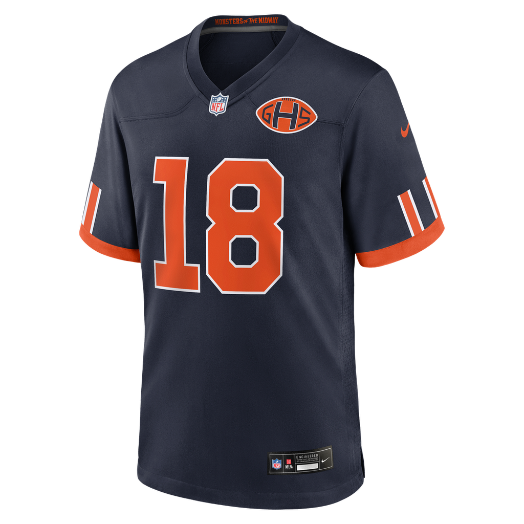 Caleb Williams Chicago Bears Navy 2026 Rivalries Collection Game Jersey