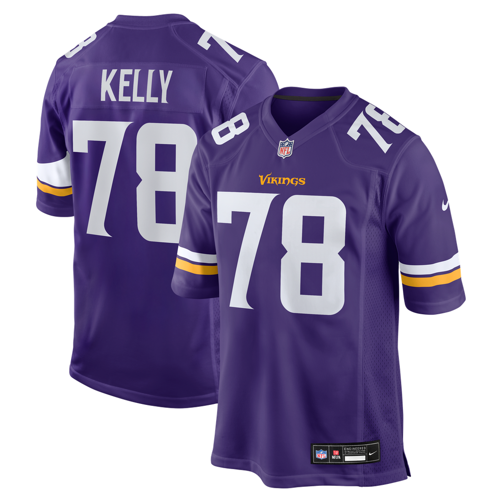Ryan Kelly Minnesota Vikings Purple Team Game Jersey