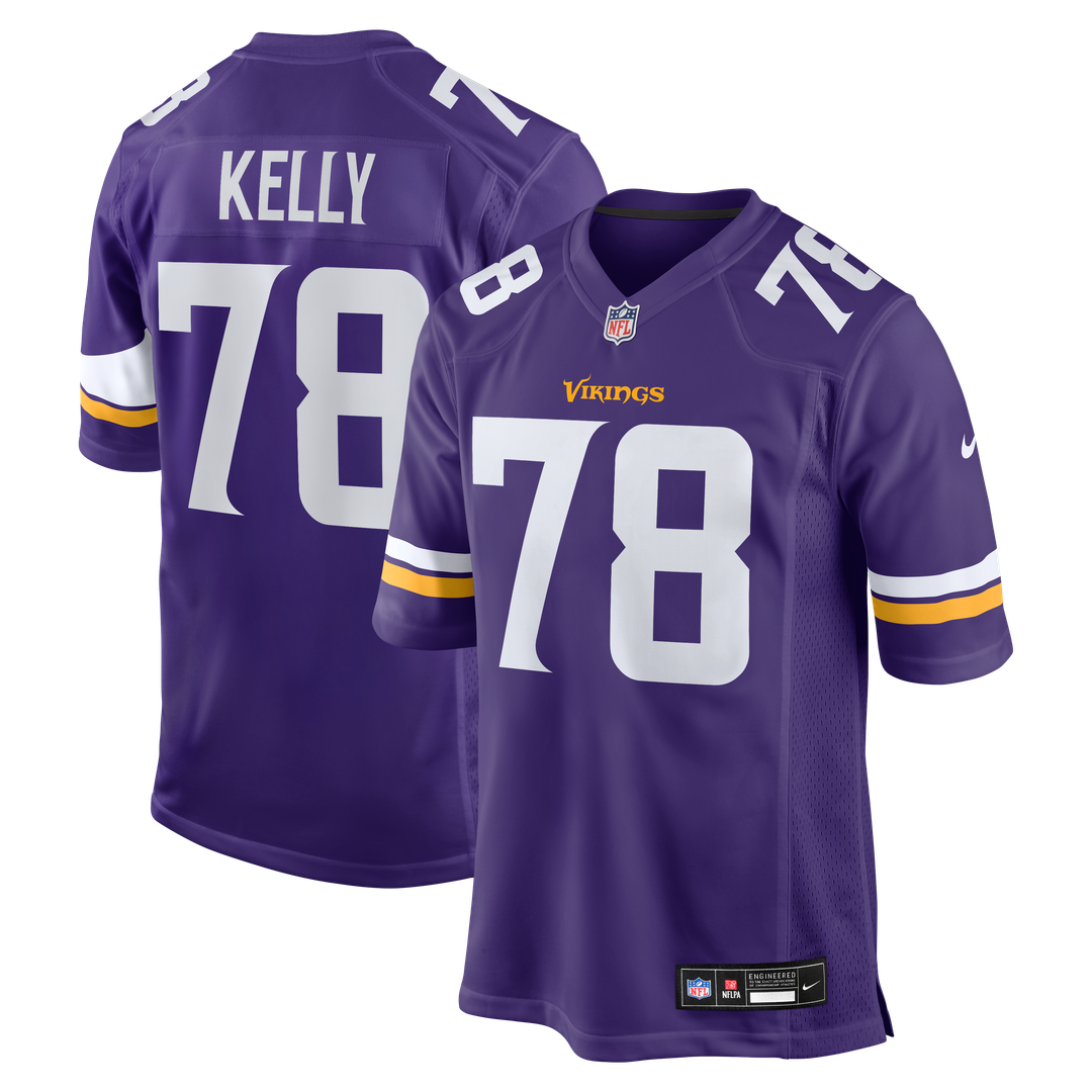 Ryan Kelly Minnesota Vikings Purple Team Game Jersey