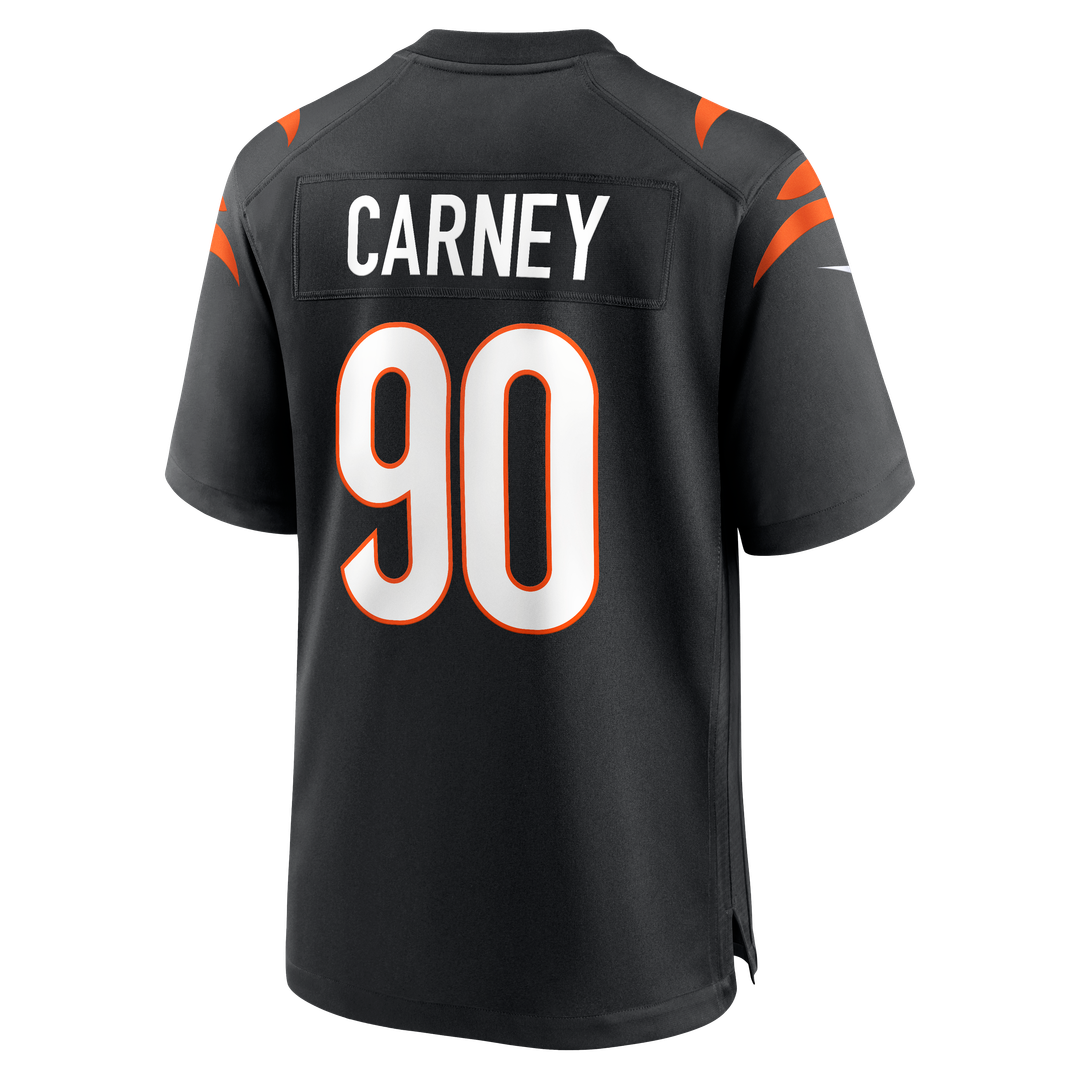 Owen Carney Cincinnati Bengals Black Home Game Player Jersey