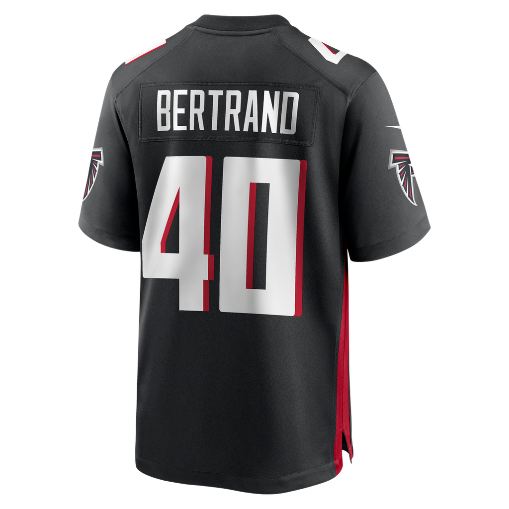 JD Bertrand Atlanta Falcons Black Team Game Jersey