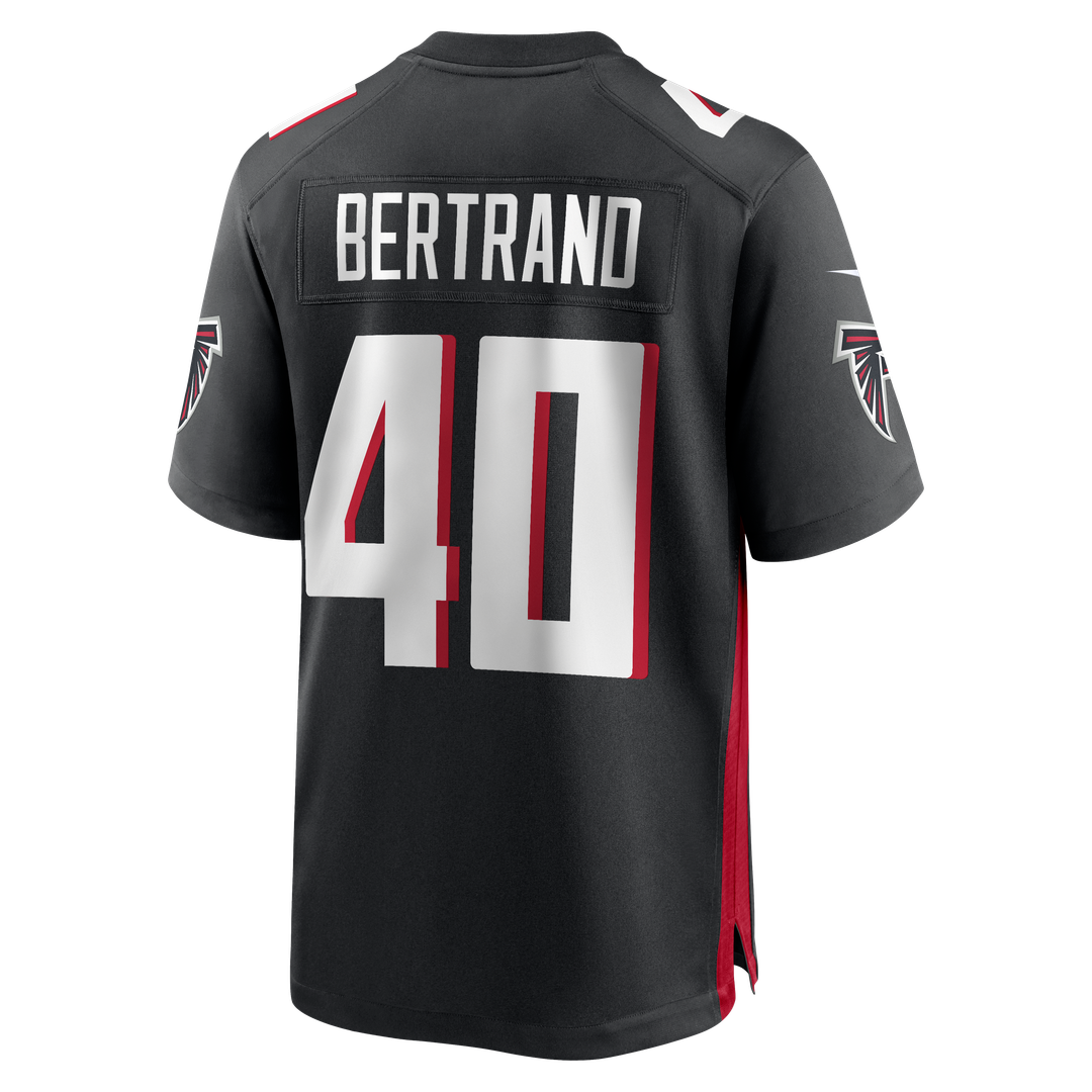 JD Bertrand Atlanta Falcons Black Team Game Jersey