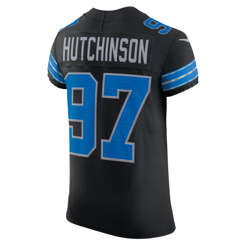 Aidan Hutchinson Detroit Lions Black Alternate Vapor F.U.S.E. Elite Jersey