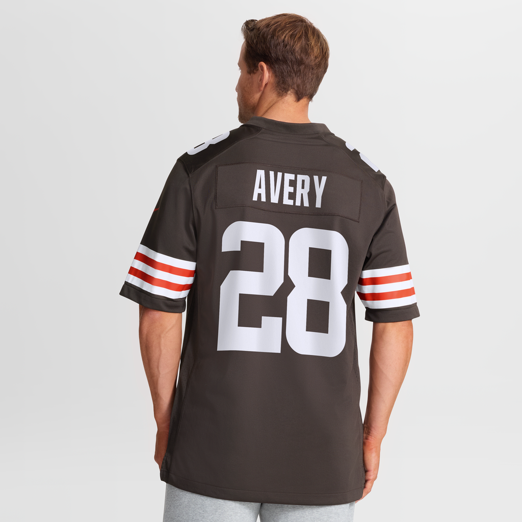 Tre Avery Cleveland Browns Brown Team Game Jersey