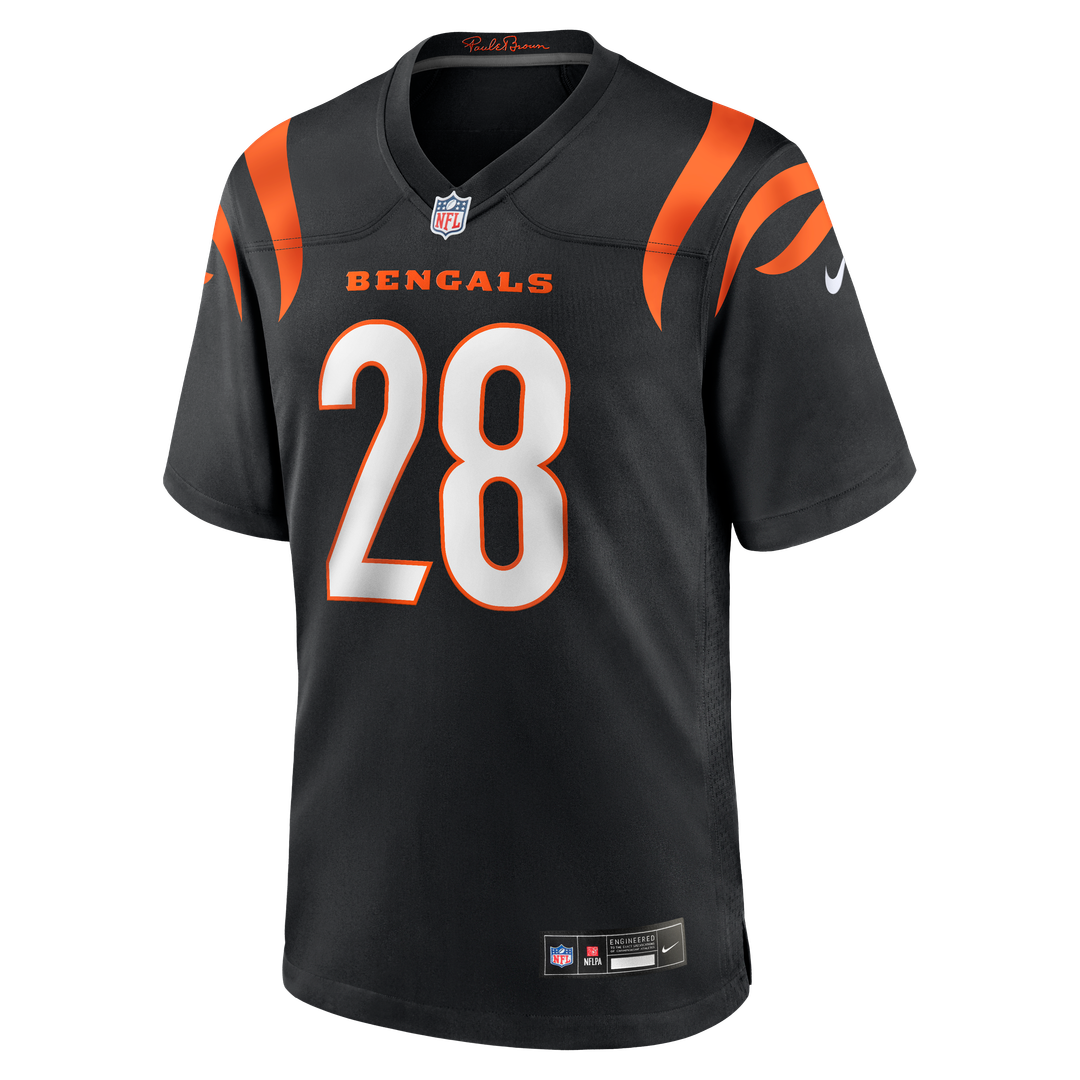 Josh Newton Cincinnati Bengals Black Game Jersey
