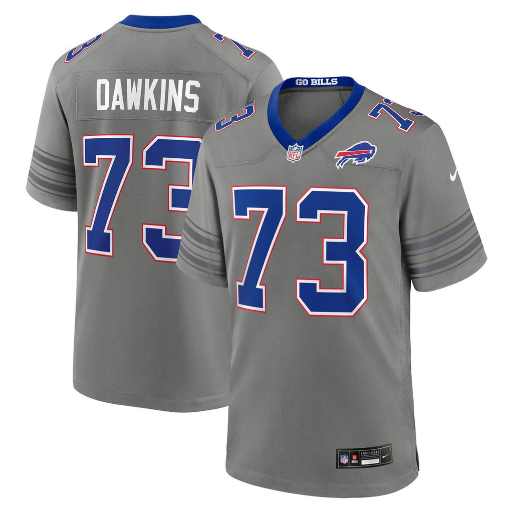 Dion Dawkins Buffalo Bills Gray Nickel City Game Jersey