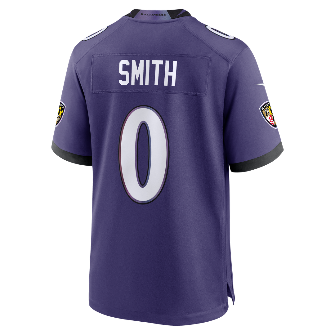 Roquan Smith Baltimore Ravens Purple Team Game Jersey