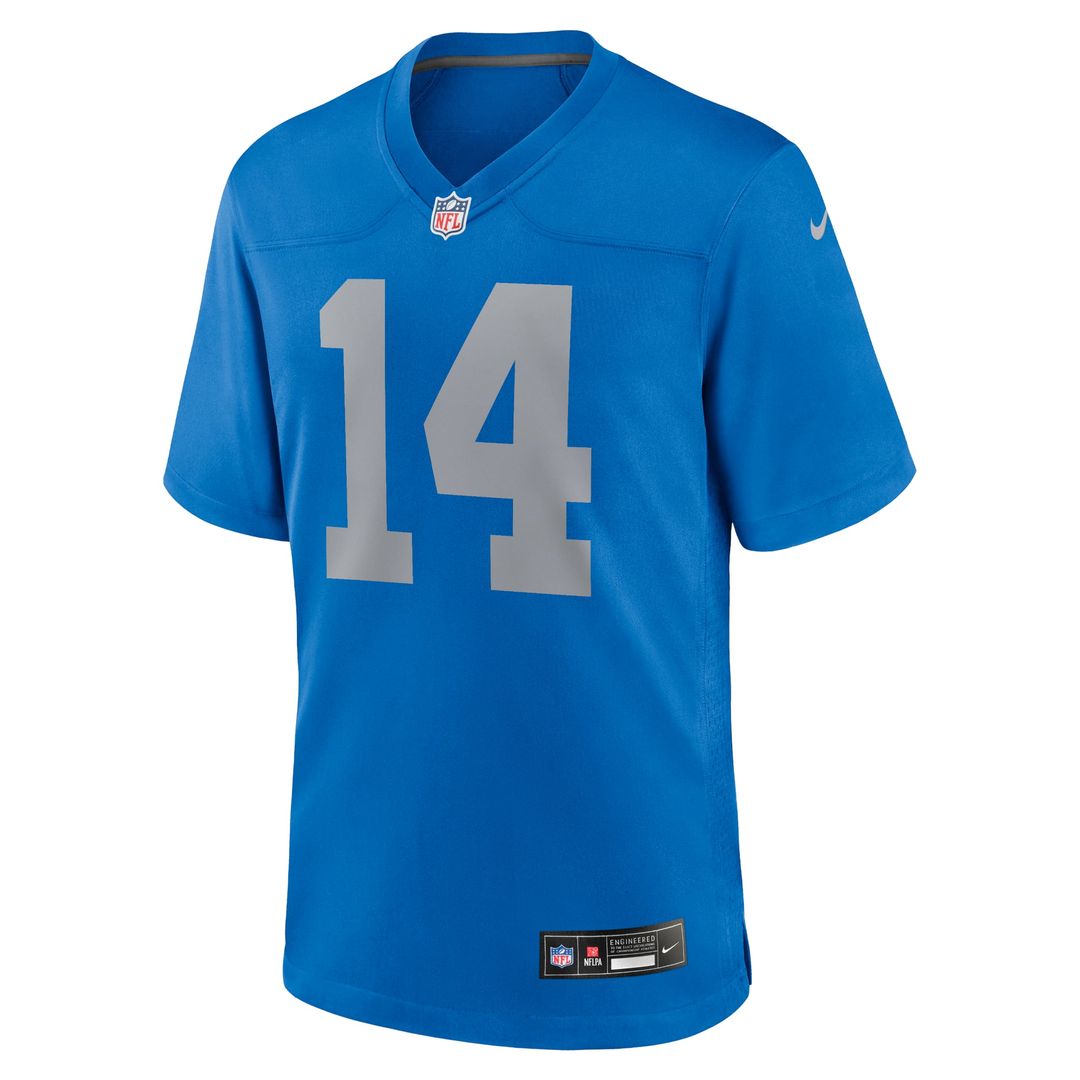 Amon-Ra St. Brown Detroit Lions Blue Alternate Game Jersey