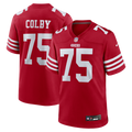 Connor Colby San Francisco 49ers Scarlet Team Game Jersey