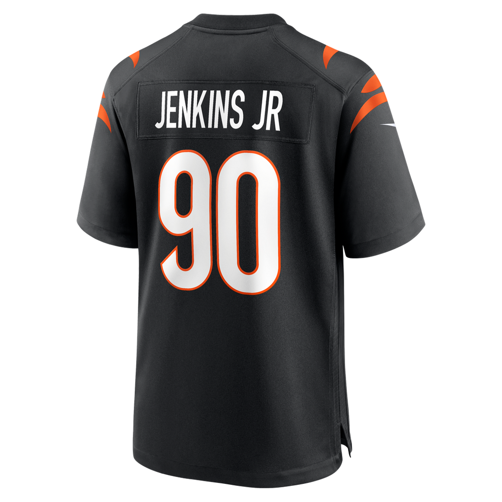 Kris Jenkins Jr. Cincinnati Bengals Black Game Jersey