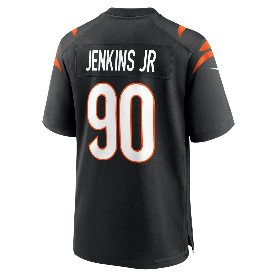 Kris Jenkins Jr. Cincinnati Bengals Black Game Jersey