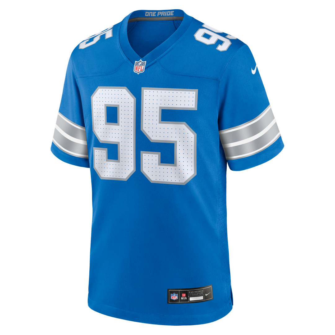 Mathieu Betts Detroit Lions Blue Game Jersey