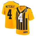 DK Metcalf Pittsburgh Steelers Gold Alternate 1933 Throwback Game Jersey