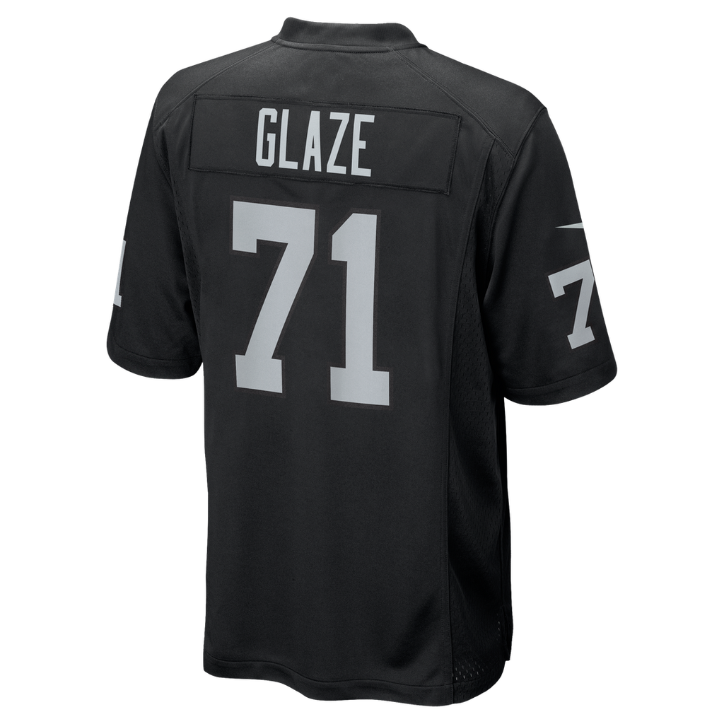 DJ Glaze Las Vegas Raiders Black Team Game Jersey