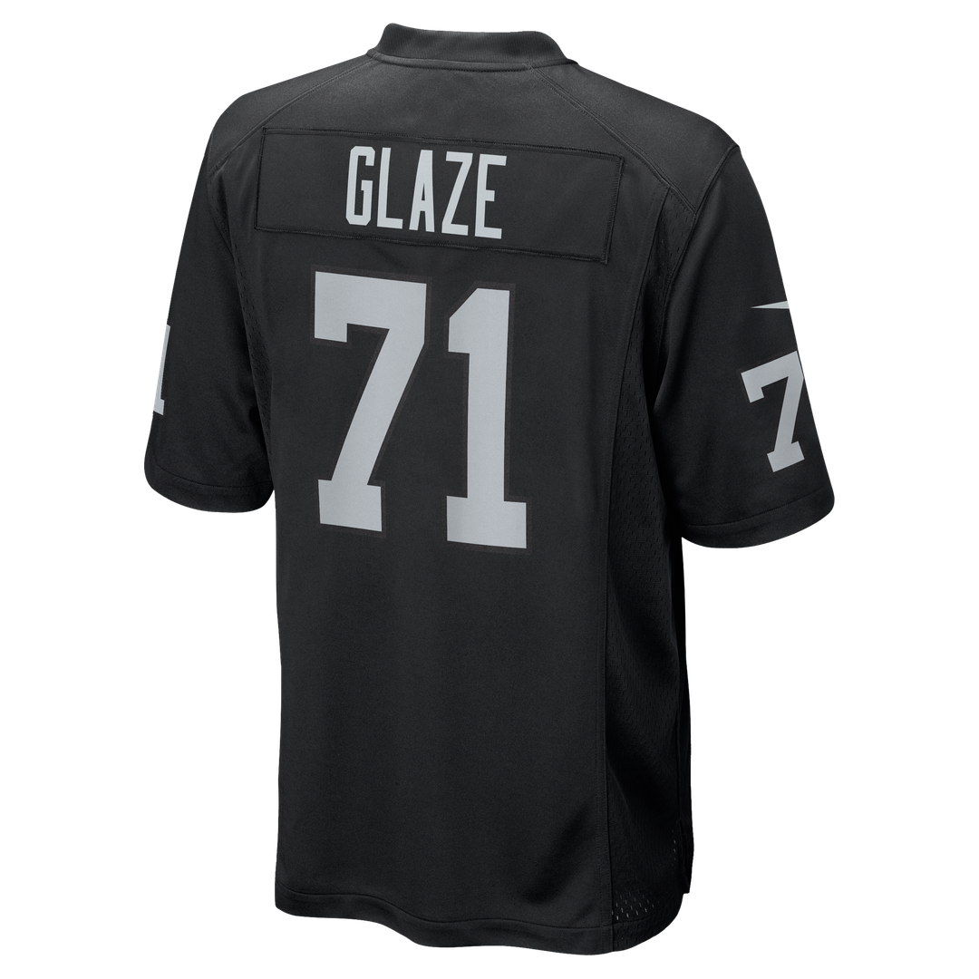 DJ Glaze Las Vegas Raiders Black Team Game Jersey