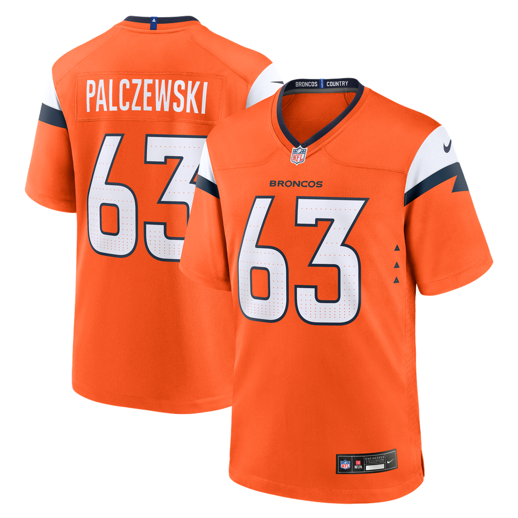 Alex Palczewski Denver Broncos Orange Team Game Jersey