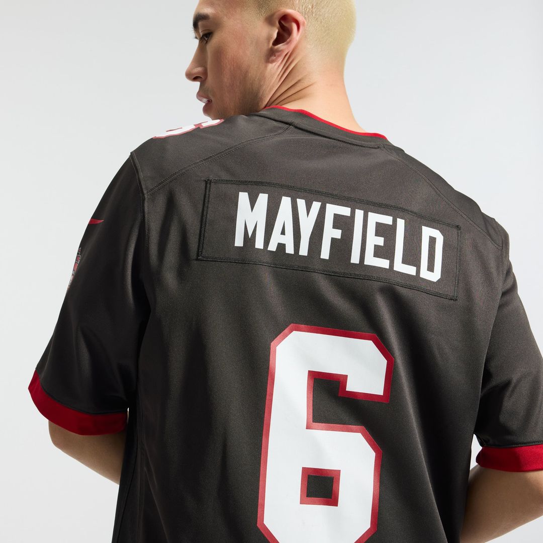 Baker Mayfield Tampa Bay Buccaneers Pewter Alternate Game Player Jersey