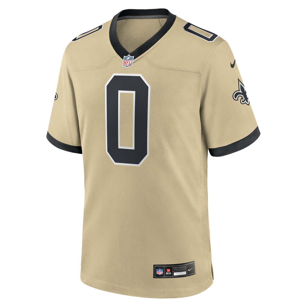 Jordyn Tyson New Orleans Saints Gold Alternate Game Jersey