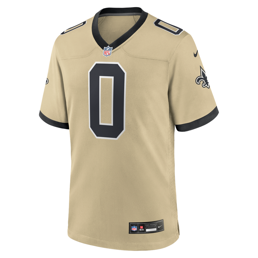 Jordyn Tyson New Orleans Saints Gold Alternate Game Jersey