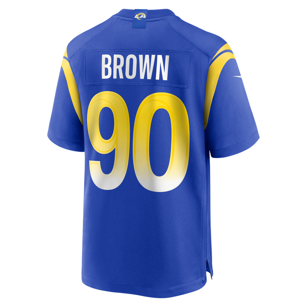 Earnest Brown IV Los Angeles Rams Royal Team Game Jersey