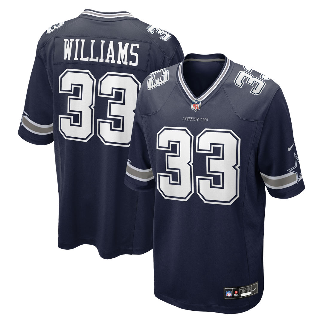 Javonte Williams Dallas Cowboys White Alternate Game Jersey