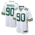 Lukas Van Ness Green Bay Packers White Game Jersey