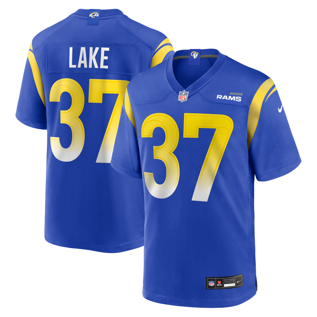 Quentin Lake Los Angeles Rams Royal Game Player Jersey