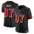 Nick Bosa San Francisco 49ers Black Rivalries Collection Stitched Limited Jersey