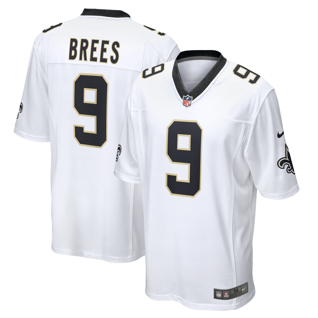 Drew Brees New Orleans Saints Black Team Game Jersey