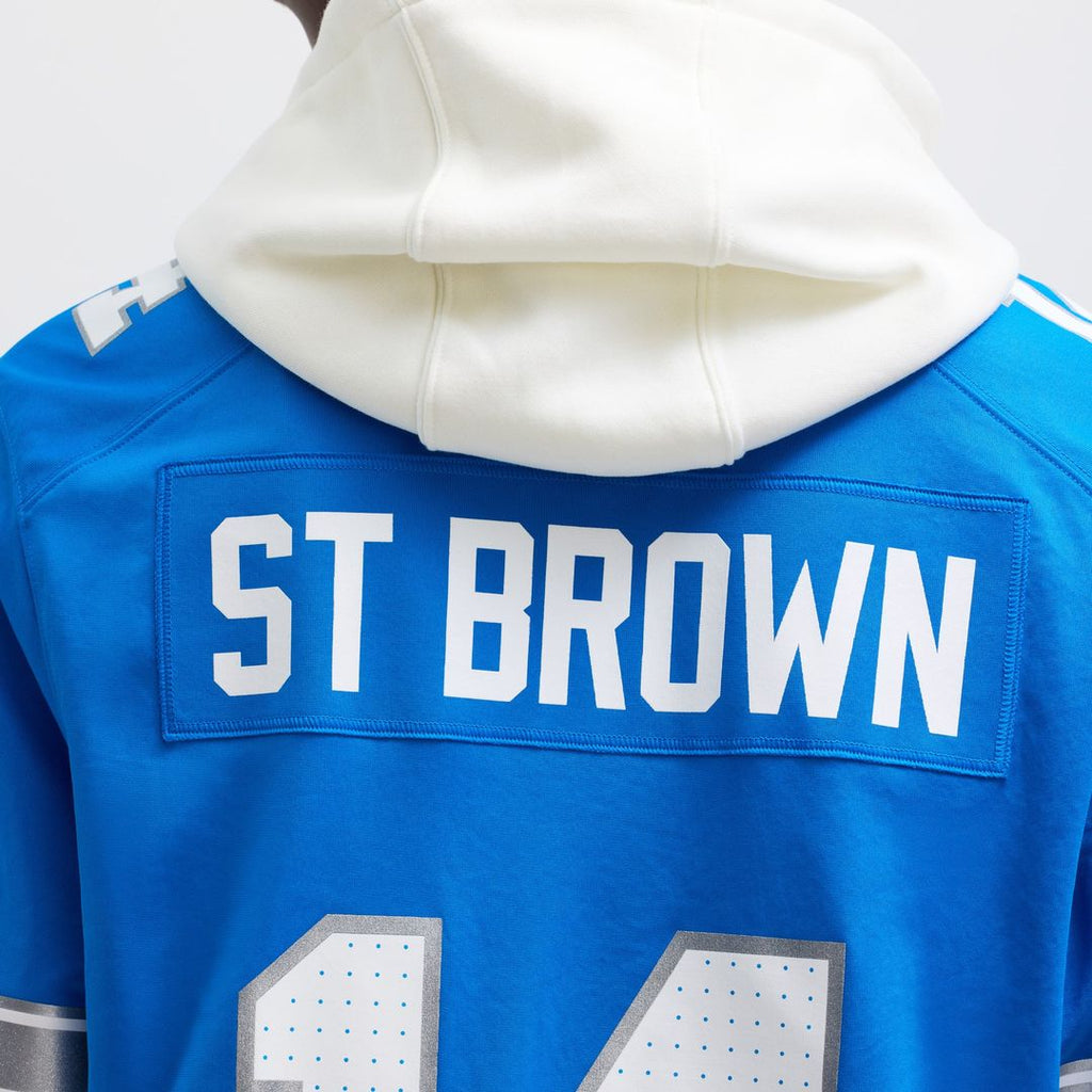 Amon-Ra St. Brown Detroit Lions Blue Game Jersey