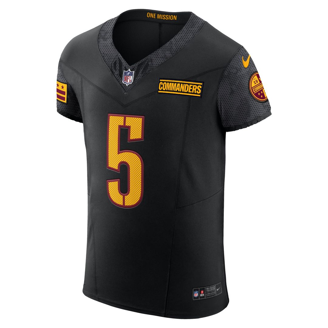 Jayden Daniels Washington Commanders Burgundy Team Vapor F.U.S.E. Elite Jersey
