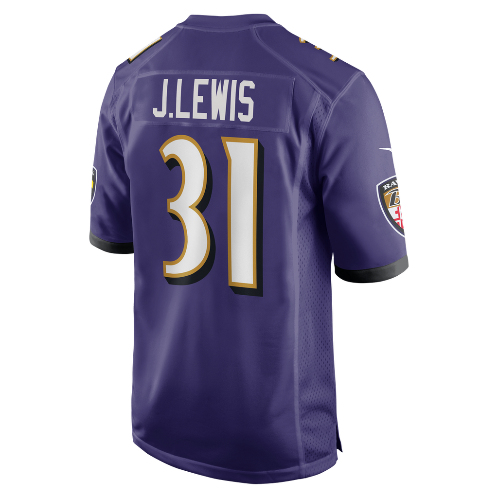 Jamal Lewis Baltimore Ravens Purple Game Retired Player Jersey