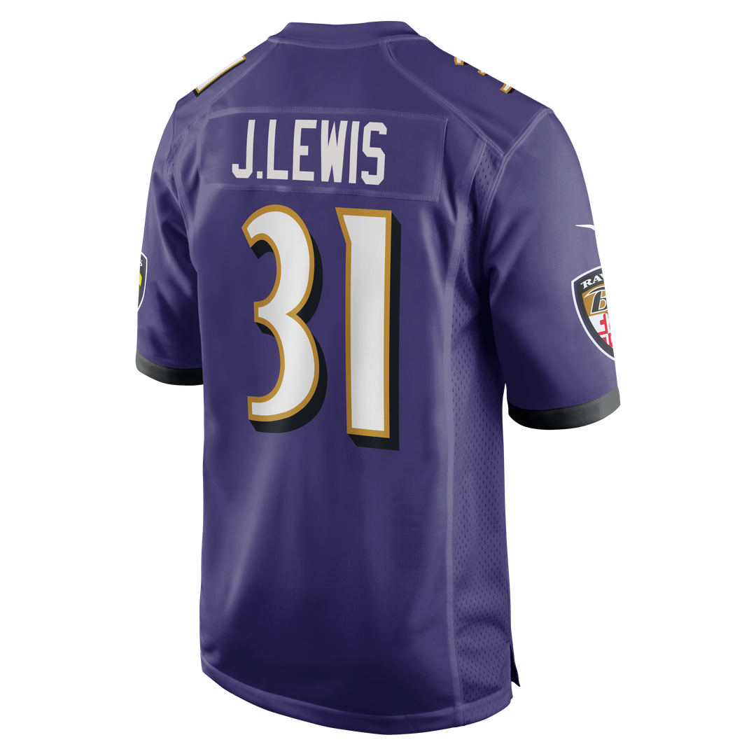 Jamal Lewis Baltimore Ravens Purple Game Retired Player Jersey