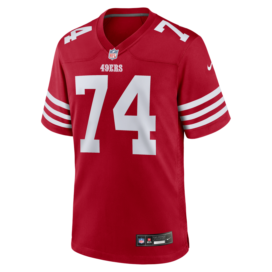 Brett Toth San Francisco 49ers Scarlet Team Game Jersey