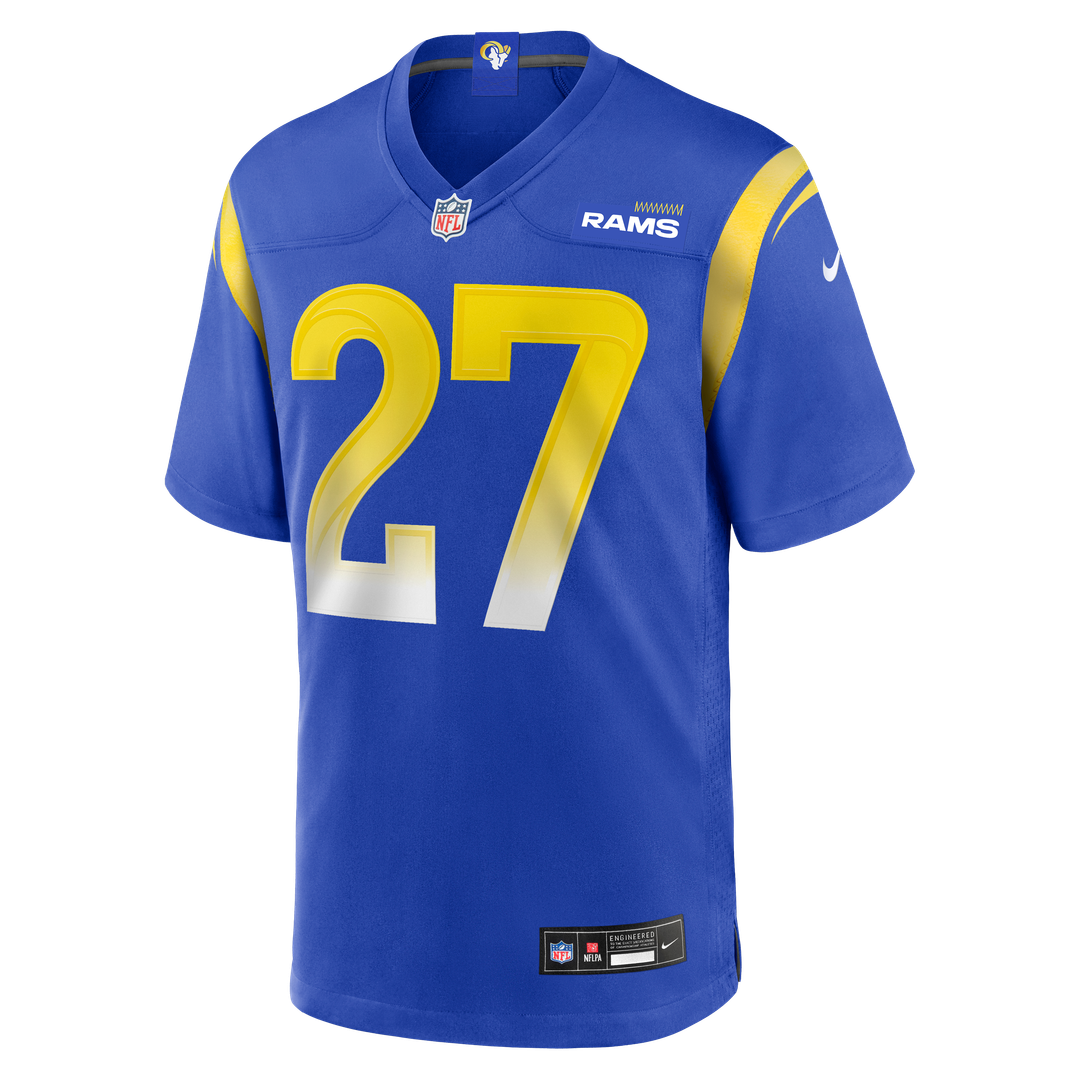 Jarquez Hunter Los Angeles Rams Royal Team Game Jersey
