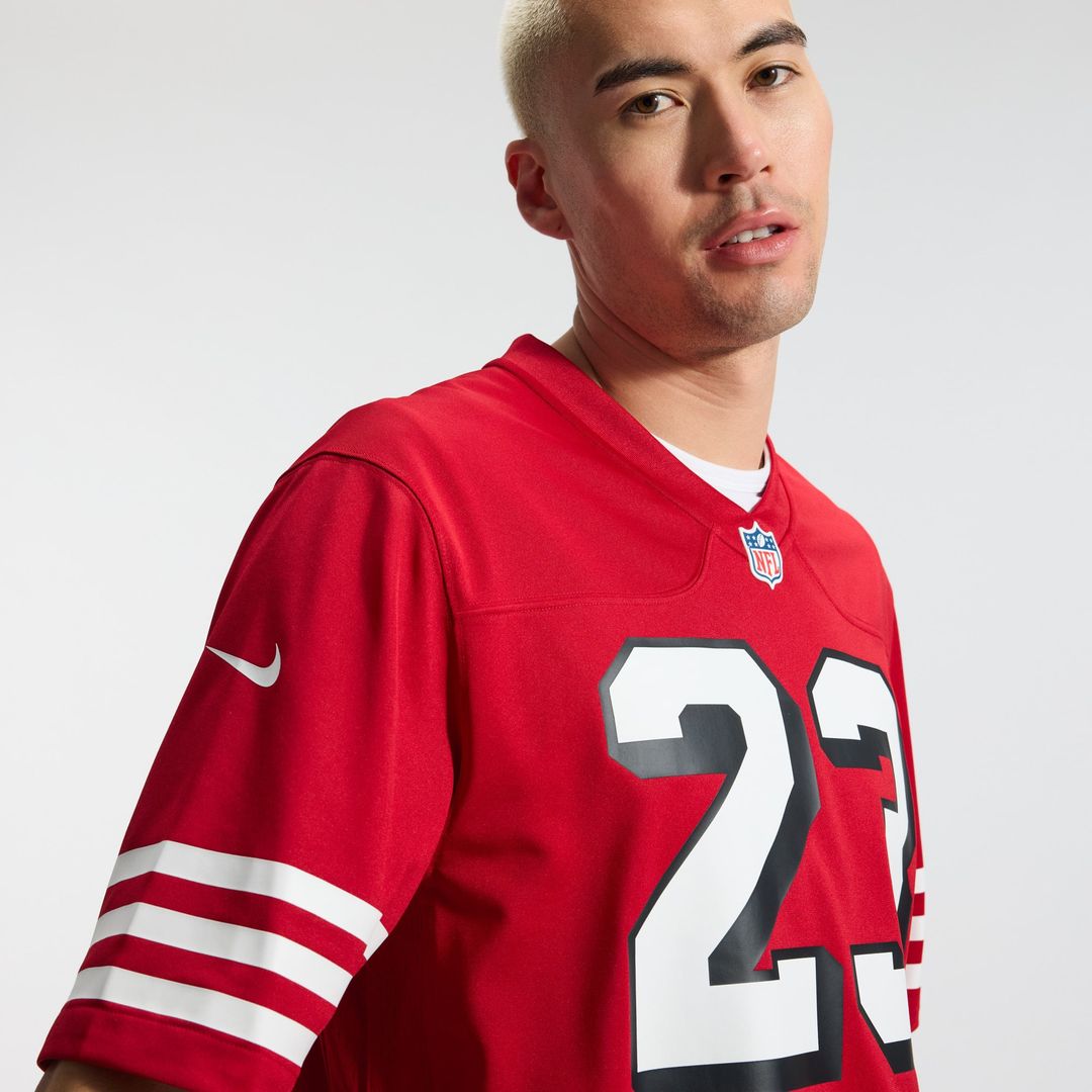 Christian McCaffrey San Francisco 49ers Scarlet Alternate Game Player Jersey
