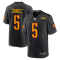 Jayden Daniels Washington Commanders Black Alternate Game Player Jersey