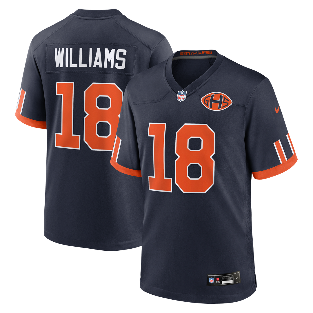 Caleb Williams Chicago Bears Navy 2026 Rivalries Collection Game Jersey