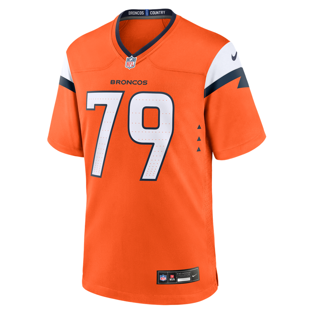 Matt Peart Denver Broncos Orange Team Game Jersey
