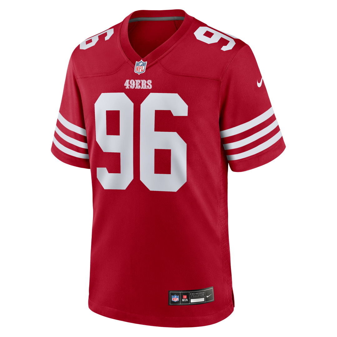 Jordan Jefferson San Francisco 49ers Scarlet Team Game Jersey