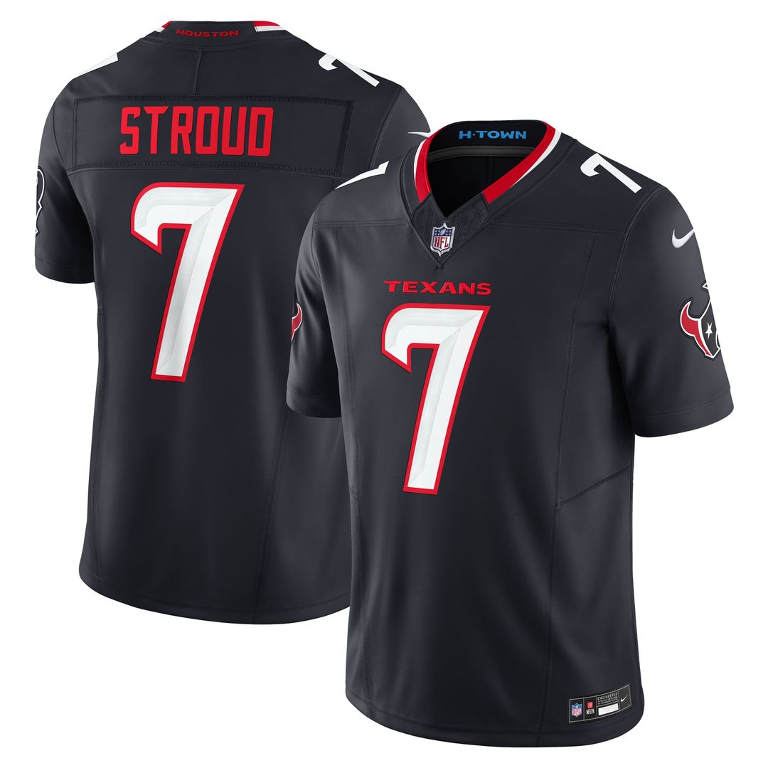 C.J. Stroud Houston Texans Navy Vapor F.U.S.E. Limited Jersey