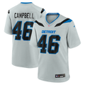 Jack Campbell Detroit Lions Silver 2026 Rivalries Collection Game Jersey