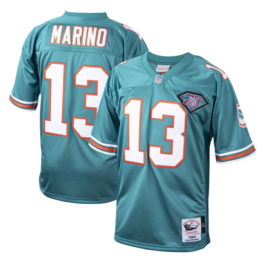 Dan Marino Miami Dolphins 1994 Aqua Authentic Throwback Retired Player Jersey