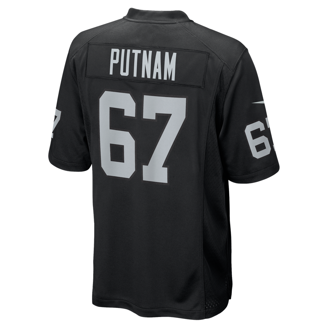 Will Putnam Las Vegas Raiders Black Team Game Jersey